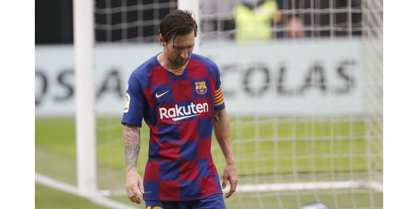 Lionel Messi nie był w stanie przywrócić sytuacji, w której stoi Barcelona